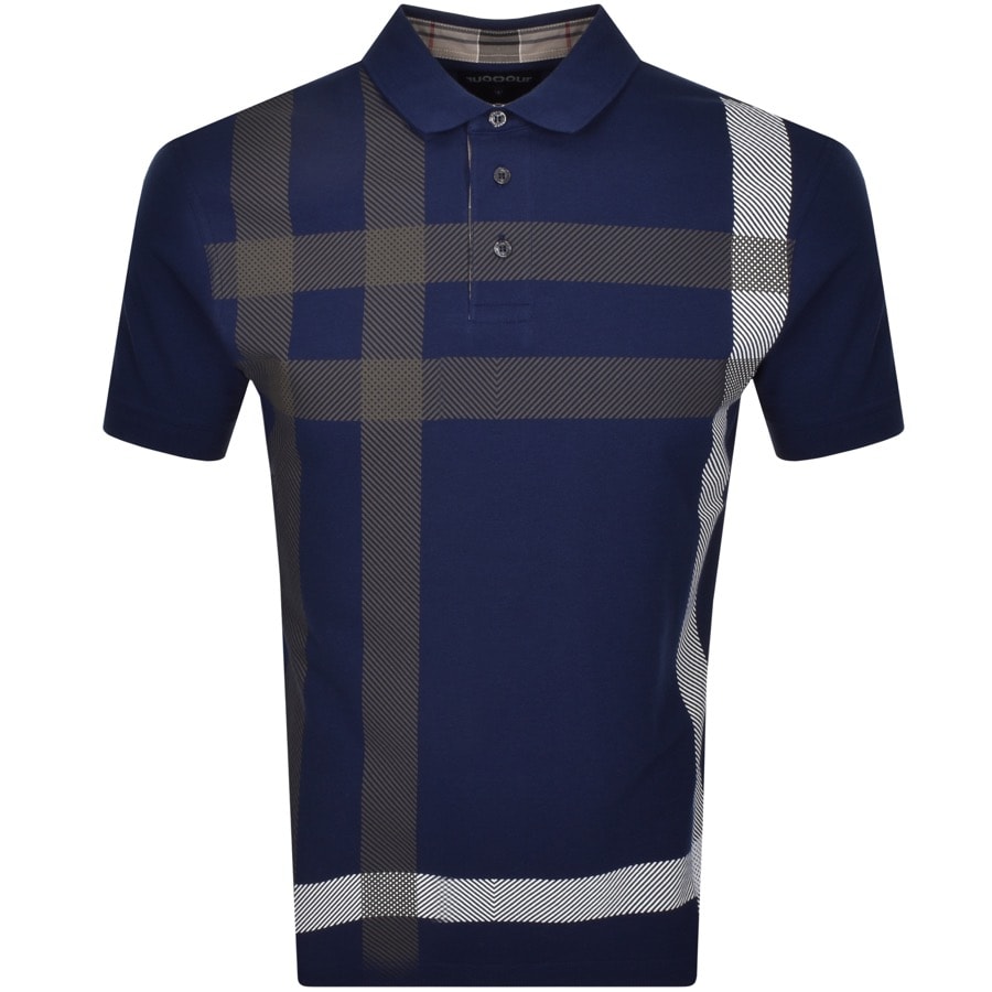 Alternative Image for ProductBarbour Blaine Polo T Shirt Blue1